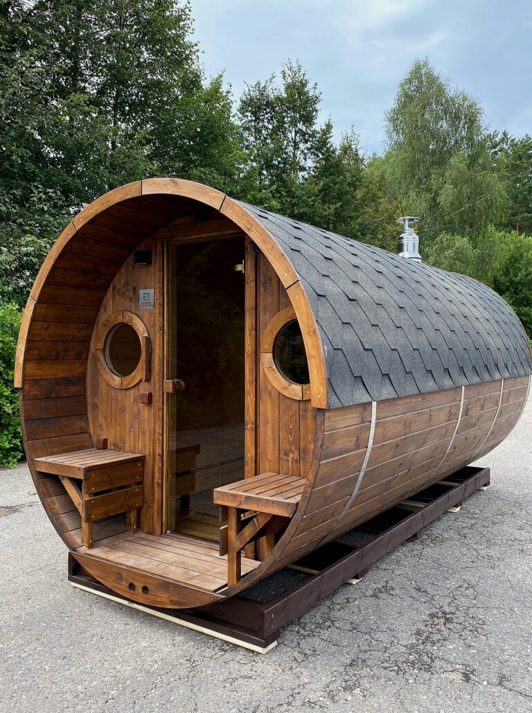 Barrel sauna, thermohout