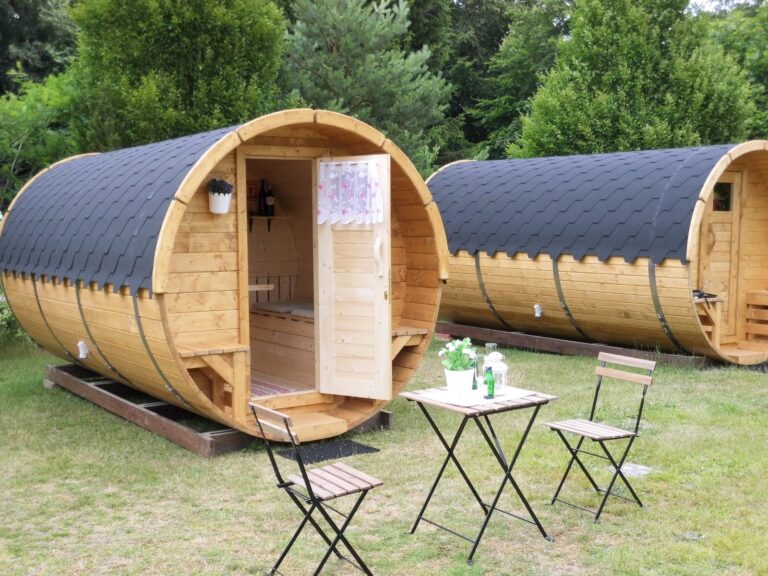 Barrel zomerhuis, thermohout